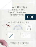 Prepare Drafting Materials and Tools Drawing Instruments by NICOLAS ASCUE