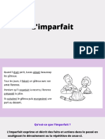 L'imparfait