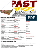 Mixed Past Tenses Worksheet