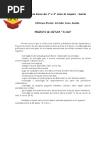 RELATÓRIO Final  do projecto de leitura