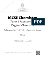 IGCSE Chemistry