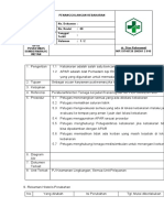 SOP Penanggulangan Kebakaran