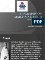 Biography On Mahatma Gandhi Mitali