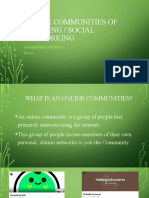 Online Communities of Learning / Social Networking: Ann Kimberly Ventura Ptc-A