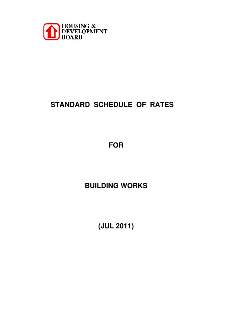 Standard Rates for Building Works 2011 | PDF | Deep Foundation ...