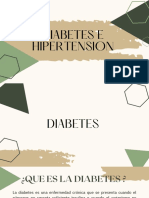 Diabetes e hipertensión: causas, síntomas y prevención