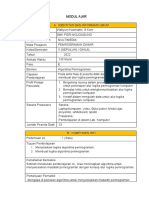 Contoh Format Modul Ajar