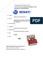 Constituciòn Politica Del Peru 1993 (Articulo 22 Al 29)