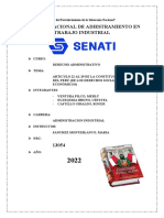 Constituciòn Politica Del Peru 1993 (Articulo 22 Al 29)