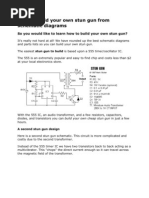 Download How to Build Your Own Stun Gun From Schematic Diagrams by Nura Habib Umar SN60844848 doc pdf