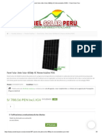 Panel Solar Jinko Solar 400Wp HC Monocristalino PERC - Panel Solar Peru