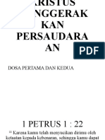 Cinta Kasih Kristus Menggerakkan Persaudaraan (Oikumene)