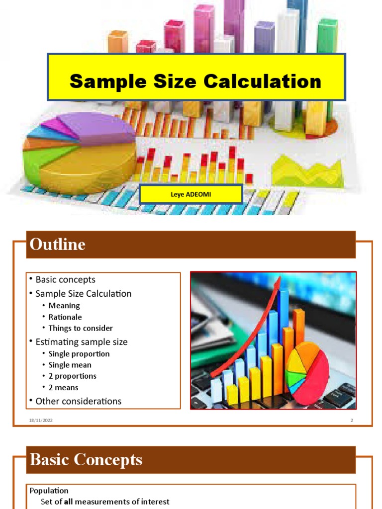 Sample Size Calculation Overview | PDF | Type I And Type Ii Errors ...