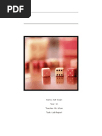 Download Half Life Dice Simulation Lab Report by Muhammad Asif SN60845392 doc pdf