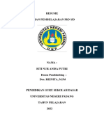 Resume 1 Kajian Pembelajaran PKN SD - Siti Nur Anisa Putri (20129077)