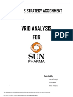 Vrio Analysis Forsun Pharma