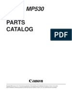 Pixma MP530, Parts Catalog - Canon
