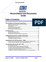 Reconciliation and Documents Guide