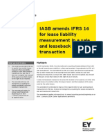 IFRS Developments 206 - Lease Liability in Sales and Leaseback Transaction - September 2022