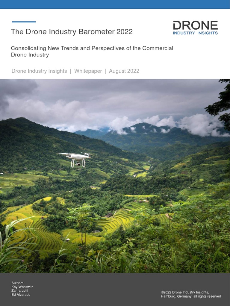 Drone Industry Barometer 2022 PDF Unmanned Aerial Vehicle Optimism