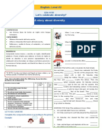 English: Level A2 Story About Diversity