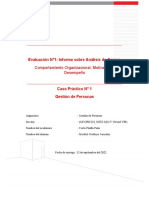 Informe 1 Analisis de Cargos - Gestion de Personas - Maribel Orellana