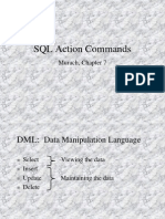 SQL Action Commands: Murach, Chapter 7