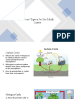 MYP Bio Review Topics For Mocks