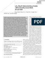 Adv Funct Materials - 2021 - Wang - Nanoframes of Co3O4 Mo2N Heterointerfaces Enable High Performance Bifunctionality