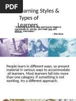 Learning Styles