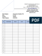 Format Jurnal Daftar Hadir D Nilai L Praktek