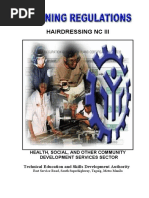 TR Hairdressing NC III