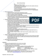 Parts of a Research Paper Guide