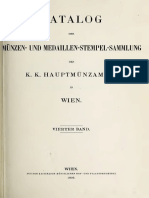 Katalog Der Münzen - Und Medaillen-Stempel-Sammlung Des K. K. Hauptmünzamtes in Wien. Bd. IV