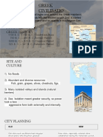 Greek and Roman Civilization: A Comparative Study of City Planning