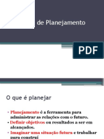 Curso de Planejamento