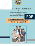 LM Business Math - Q1 W1-2 MELCS1-2-3 Module 1