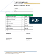 Form Inspeksi Alat Pelindung Diri