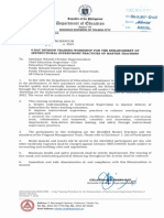 SDM No. 397 s. 2022 - 4-Day Division Training-Workshop for the Enhancement of Instructional Supervisory Practices of Master Teachers