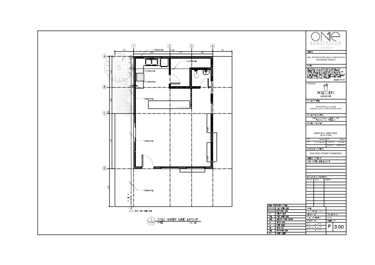 P 3.00 Cold Water Line Layout 3 PDF