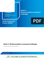 GIP 2019 - Week 2 - Wicked Problems and Grand Challenges