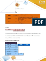 Variables Cuantitativas Continuas Peso y Talla