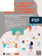 Flyer Science Académie