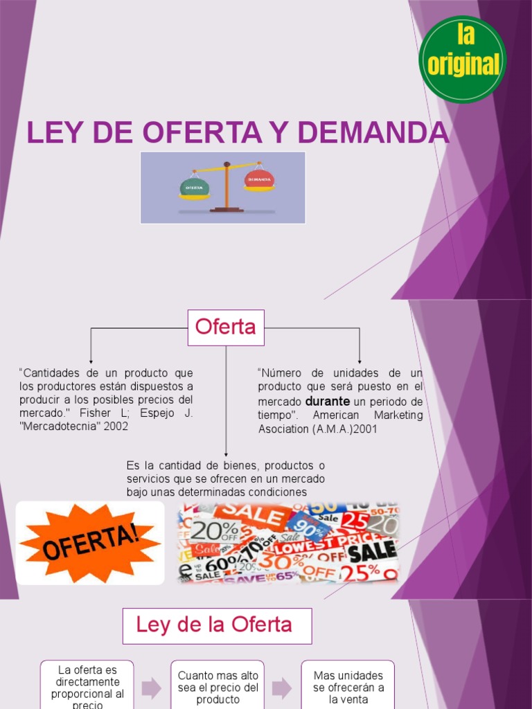 Ley de Oferta y Demanda | PDF | Oferta y demanda | Oferta (economía)
