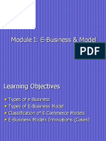 EDM - Module I - E-Business Model
