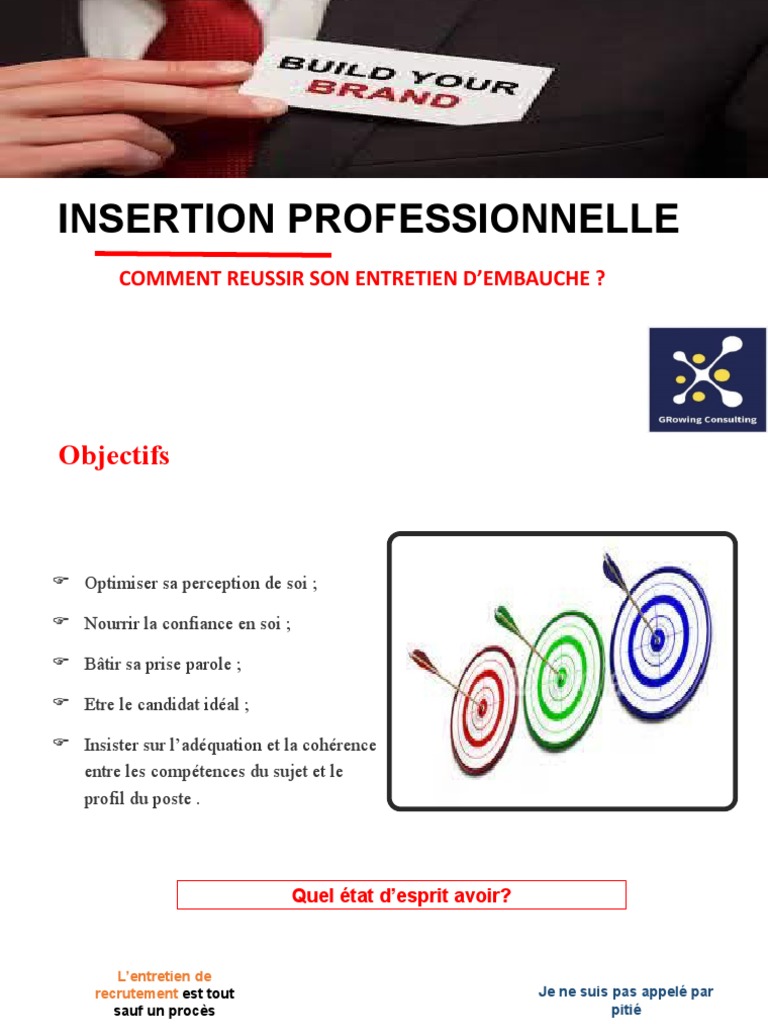 comment réussir un entretien d embauche pdf