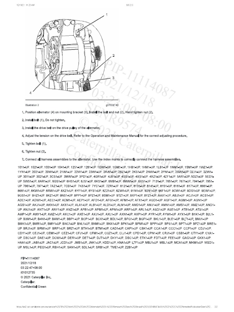 Alternator Install | PDF