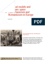 Neo-Classisme and Romantisme in Europe