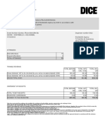DICE FM SPAIN invoice for AMORE event