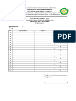 Daftar Hadir Siswa